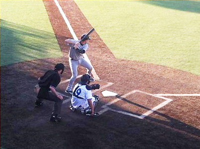 Ultimate Strat Baseball Newsletter - Sean Plouffe hitting a baseball in league play from Hitterish
