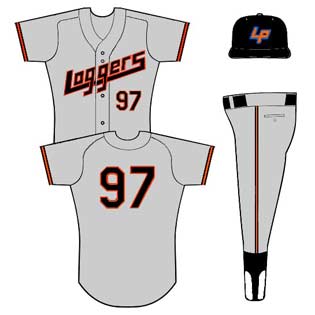 Road Team Uniforms of the Longue-Pointe Loggers in the CBA Strat-o-matic League, Ultimate Strat Baseball